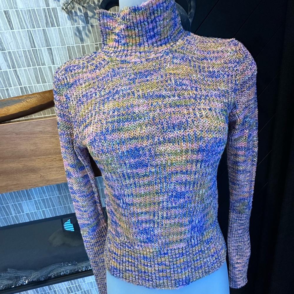Free People~ Multicolor Women's Turtleneck Sweater XS: Never Worn